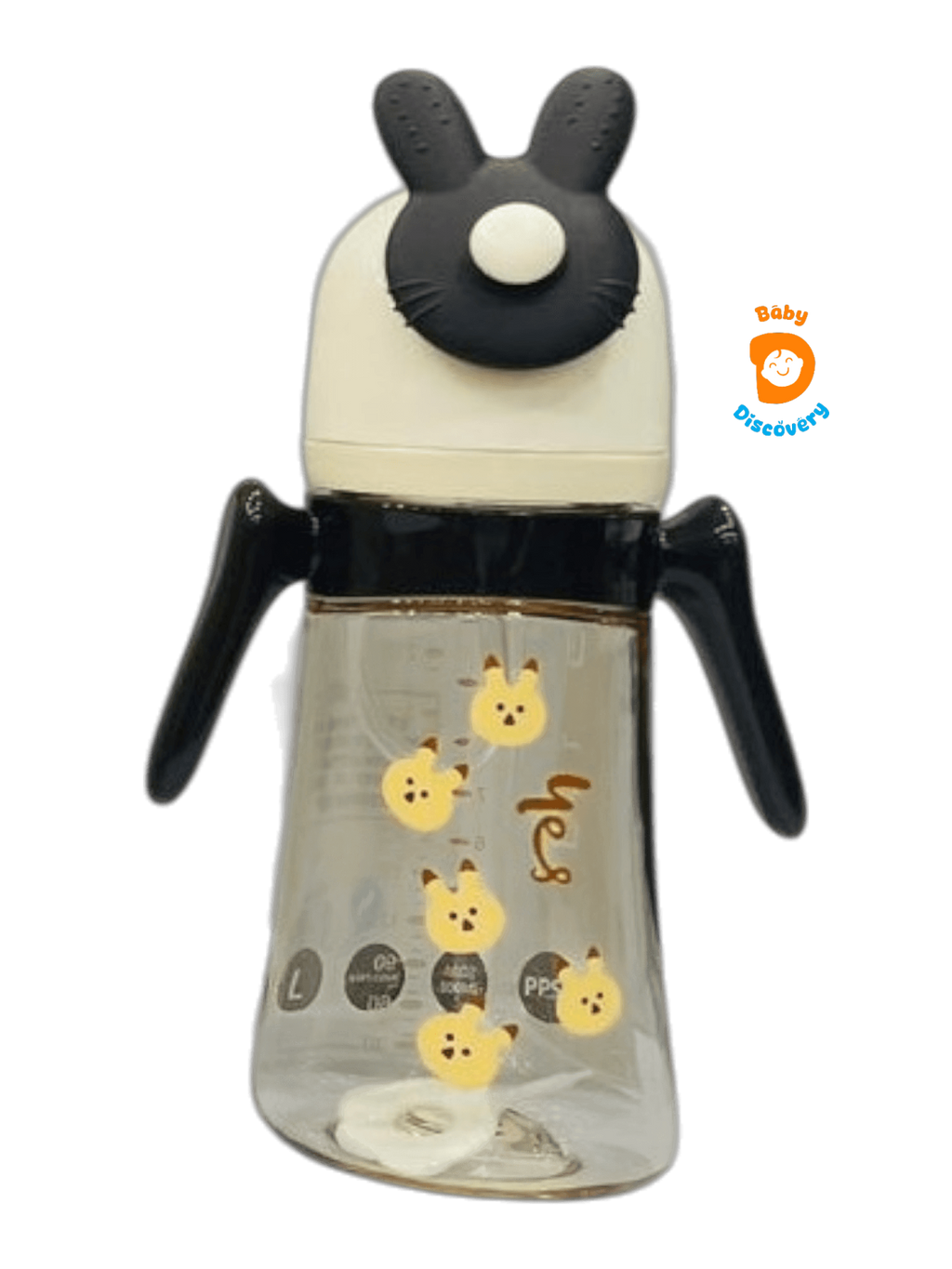 YES Baby Premium 360° Rotating Interactive Character Cap 300ml (10oz) PPSU Feeder | Baby Discovery