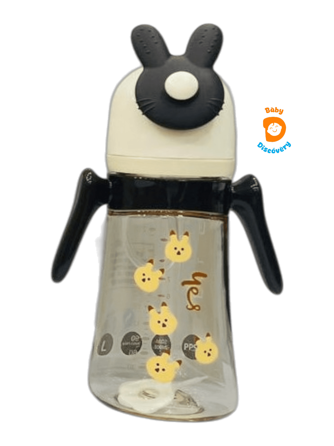 YES Baby Premium 360° Rotating Interactive Character Cap 300ml (10oz) PPSU Feeder | Baby Discovery