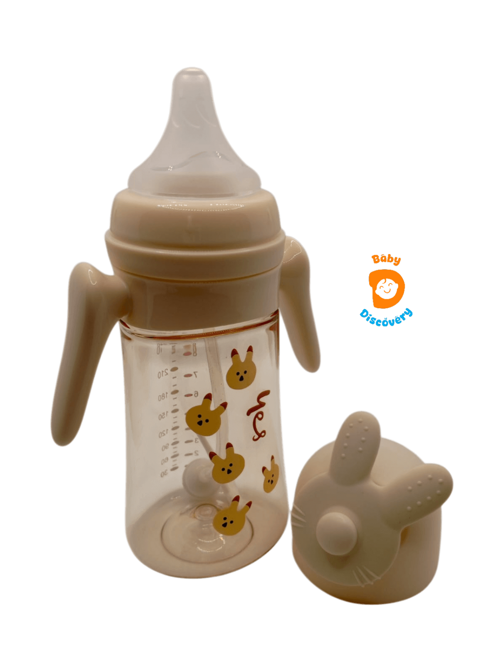 YES Baby Premium 360° Rotating Interactive Character Cap 300ml (10oz) PPSU Feeder | Baby Discovery