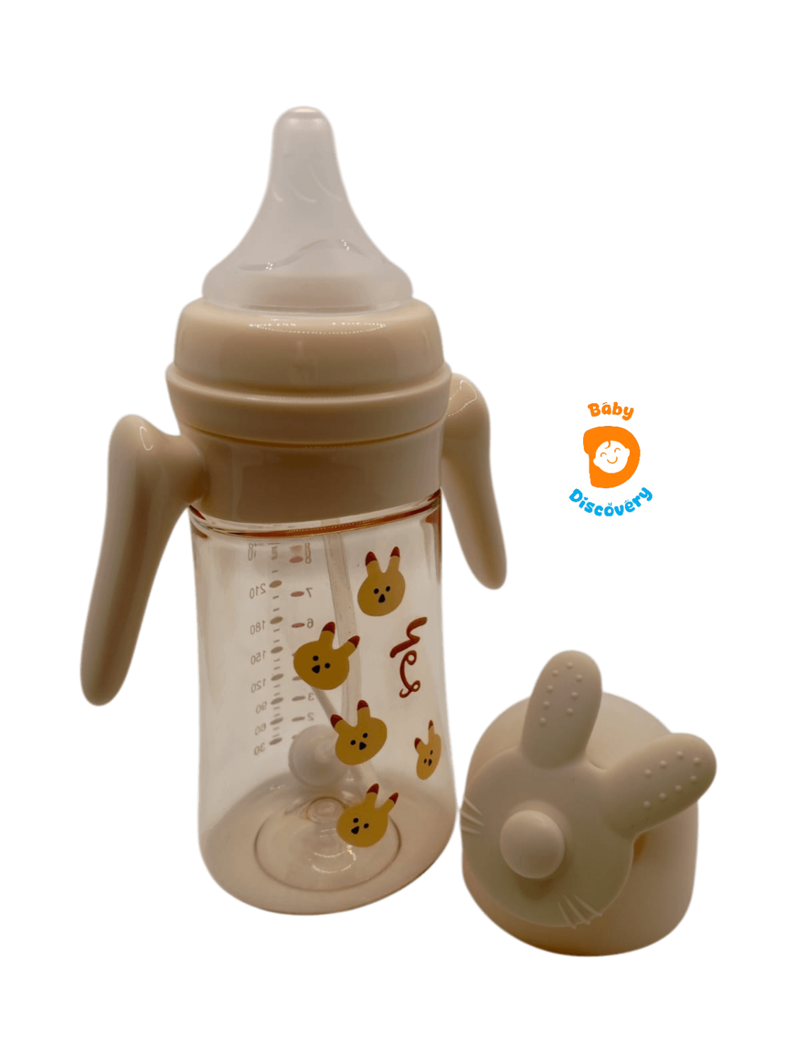 YES Baby Premium 360° Rotating Interactive Character Cap 300ml (10oz) PPSU Feeder | Baby Discovery