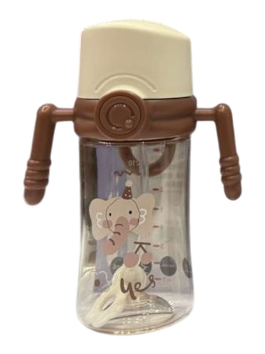 YES Baby Elite Elephant 240ml (8oz) PPSU Straw Feeder | Baby Discovery