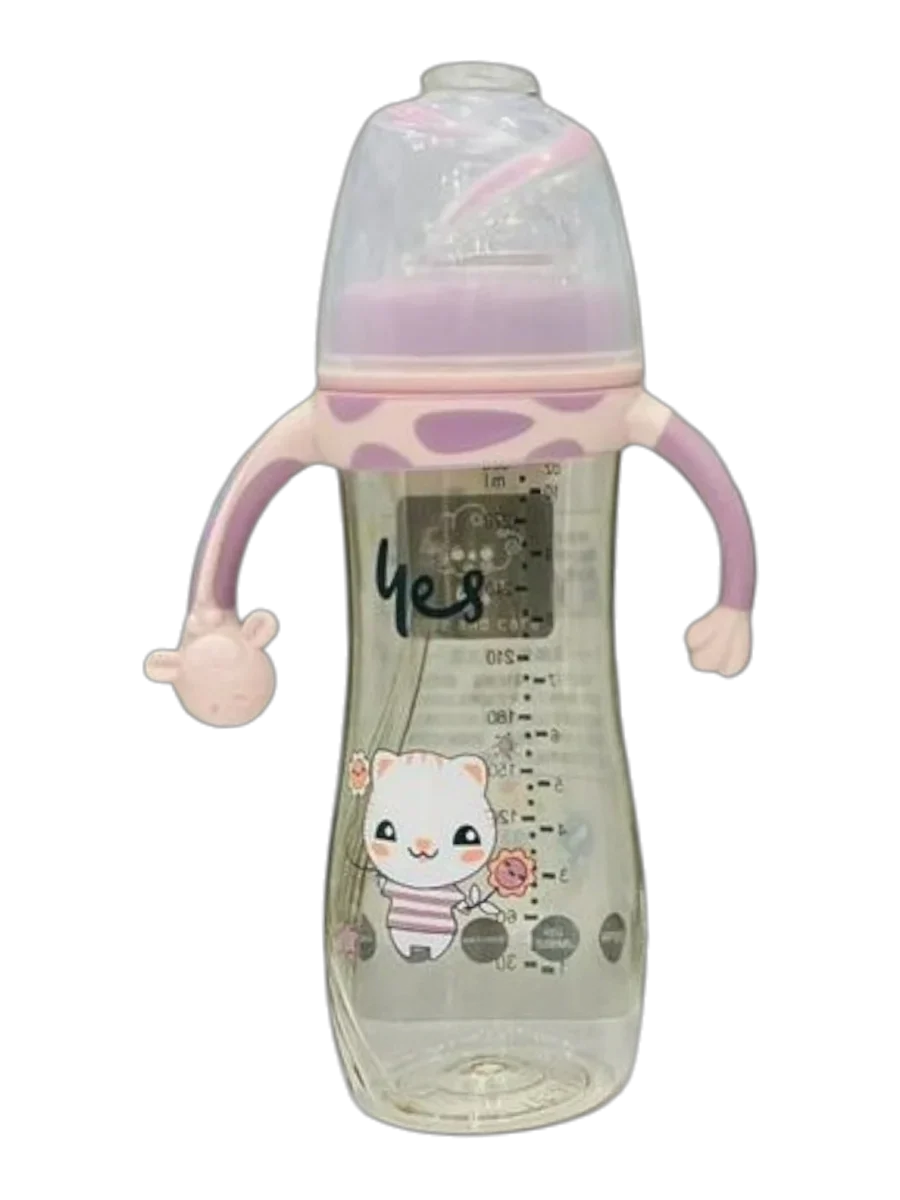 YES Baby Cat 300ml (10oz) PPSU Feeder - Purple