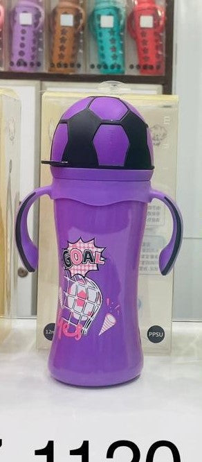 YES Baby Elite Football Theme 280ml (9oz) Plastic Feeder | Baby Discovery