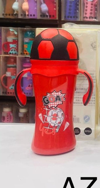 YES Baby Elite Football Theme 280ml (9oz) Plastic Feeder | Baby Discovery