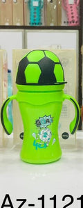 YES Baby Elite Football Theme 270ml (8oz) Plastic Feeder | Baby Discovery