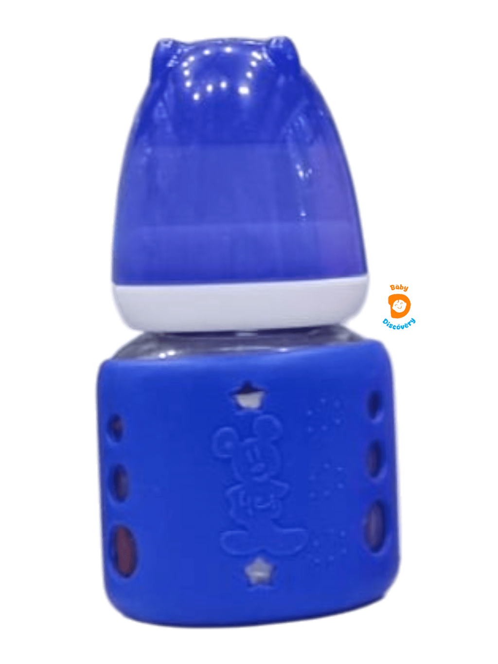 YES Baby Mickey Mouse Sleeve Cover 60ml (2oz) Glass Feeder | Baby Discovery