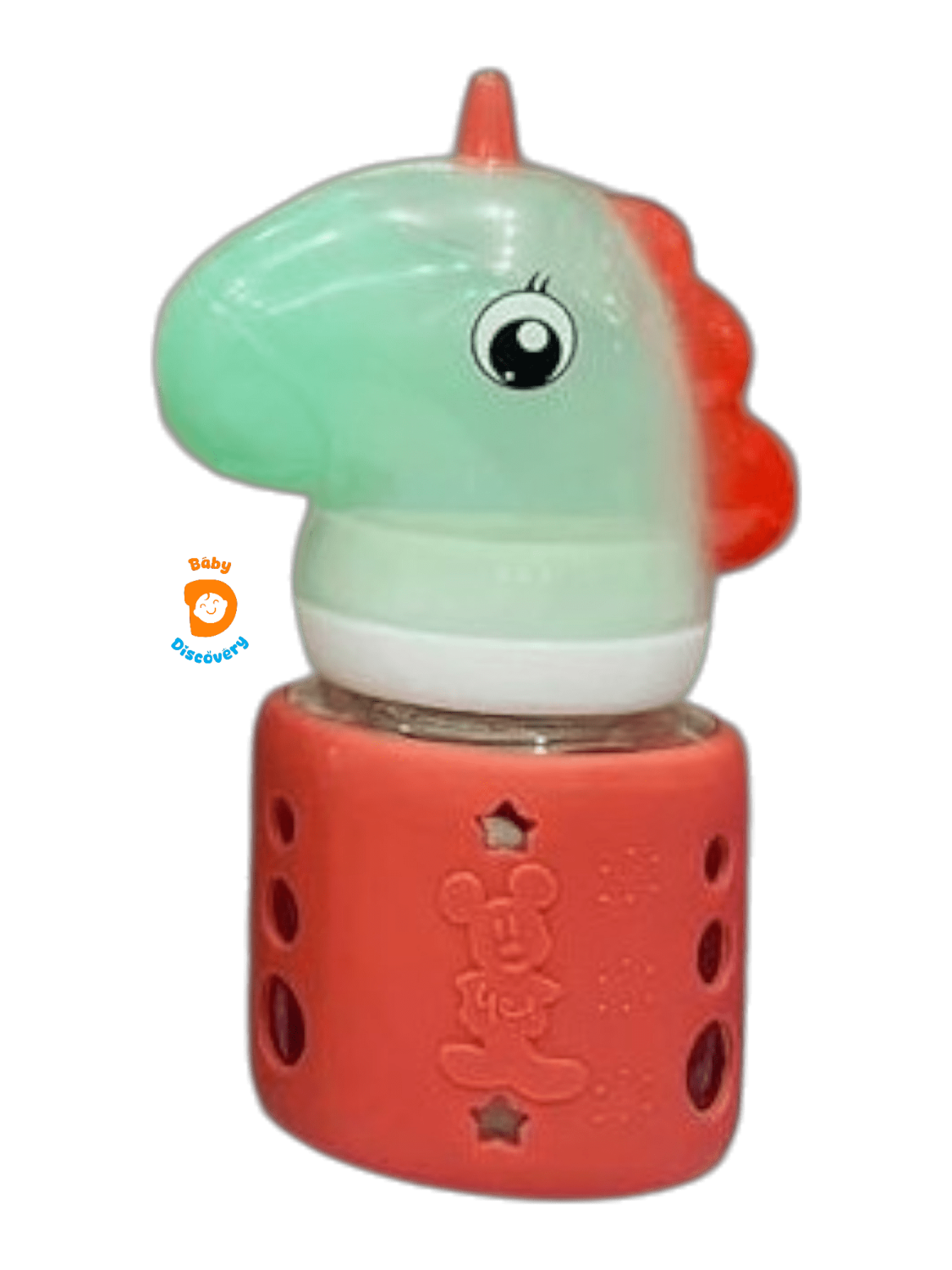 YES Baby Signature Unicorn Shape Cap Series 60ml (2oz) Glass Feeder | Baby Discovery