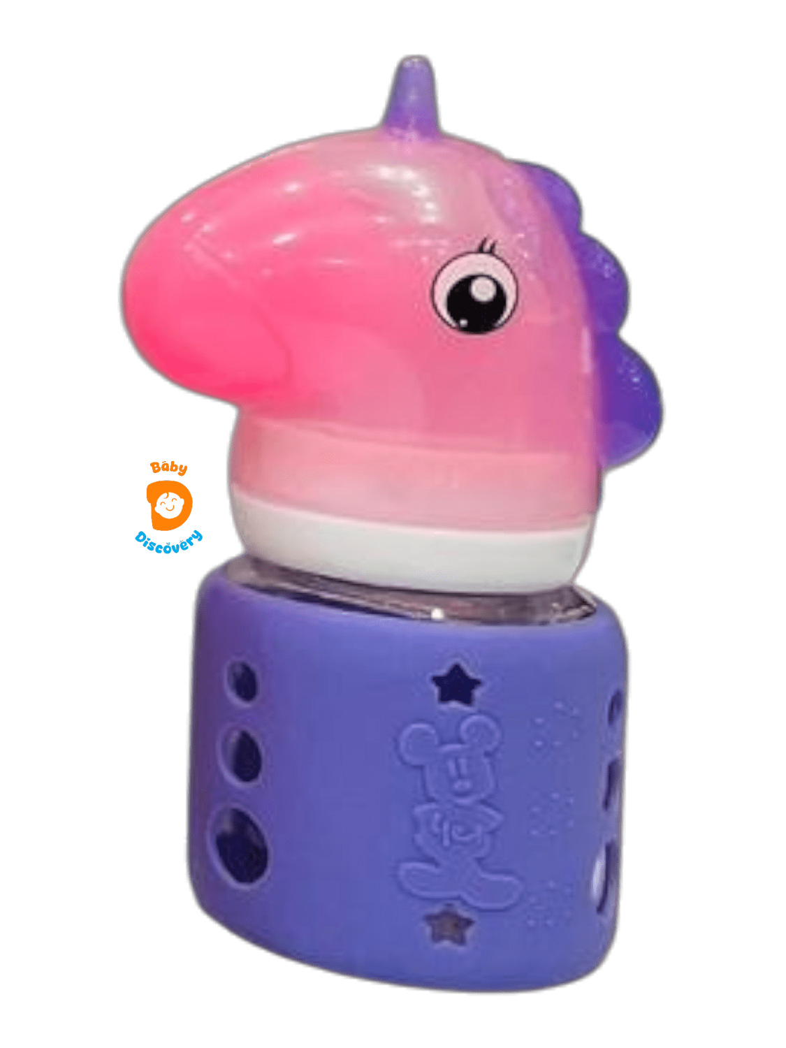 YES Baby Signature Unicorn Shape Cap Series 60ml (2oz) Glass Feeder | Baby Discovery