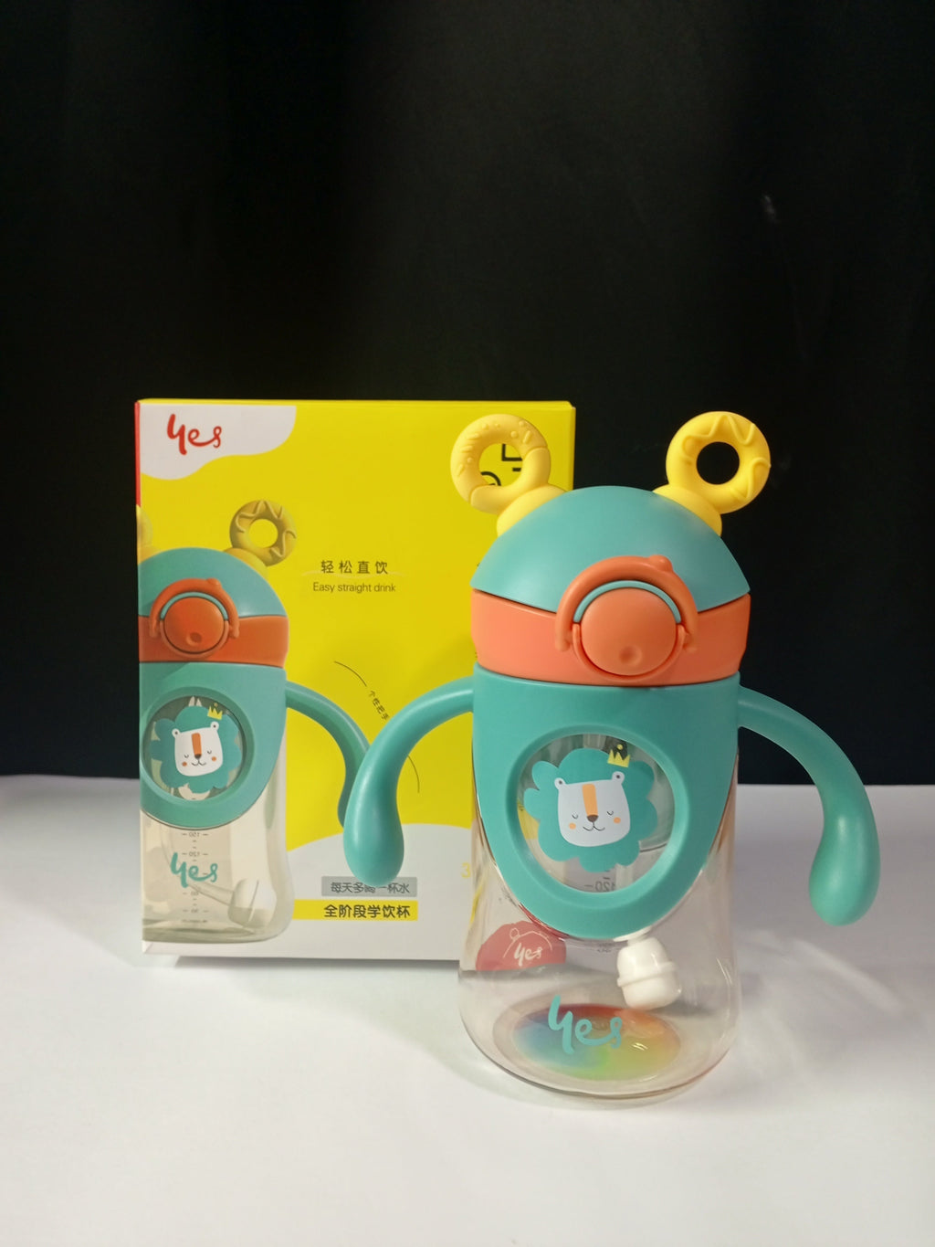 YES Bounce Cup – 300ml Baby Straw Sipper with Pop-Up Straw & Silicone Handles (BPA-Free) | Baby Discovery
