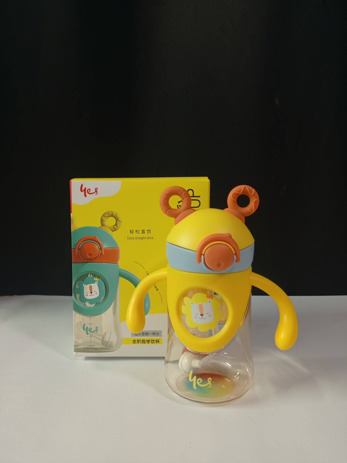 YES Bounce Cup – 300ml Baby Straw Sipper with Pop-Up Straw & Silicone Handles (BPA-Free) | Baby Discovery