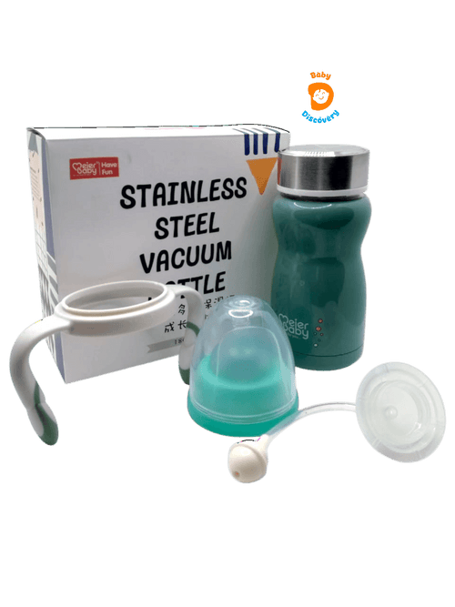 Meier Baby 2-in-1 Stainless Steel Thermal Feeder/Bottle (240ml) | Baby Discovery