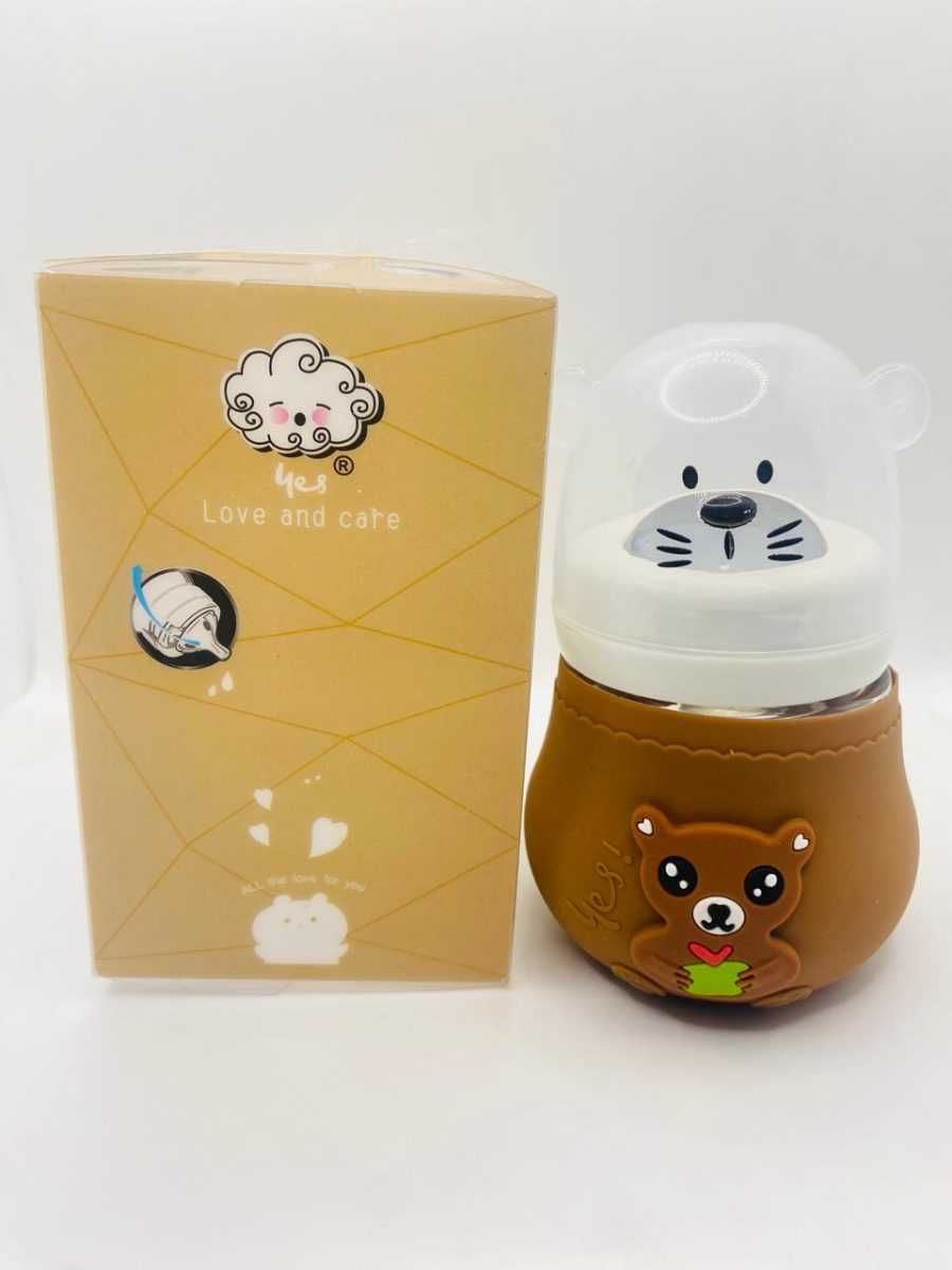YES Baby Premium High-Borosilicate Bottle Glass Feeder 120ml (4oz) | Baby Discovery