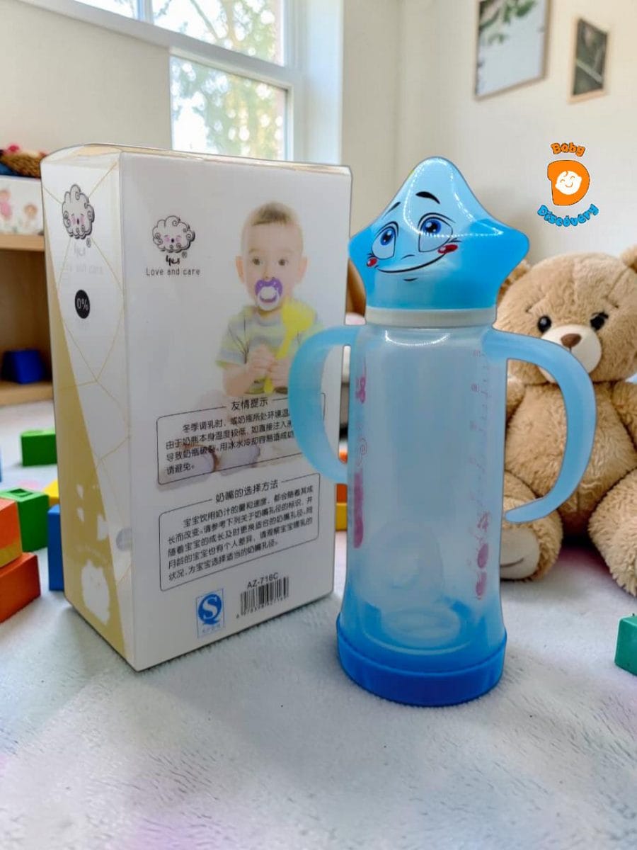 YES Baby Finest Star Cap Series 240ml (8oz) Glass Feeder | Baby Discovery
