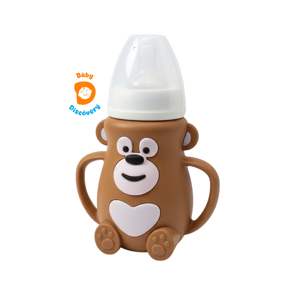 YES Baby Premium Monkey Shape 240ml (8oz) Glass Bottle | Baby Discovery
