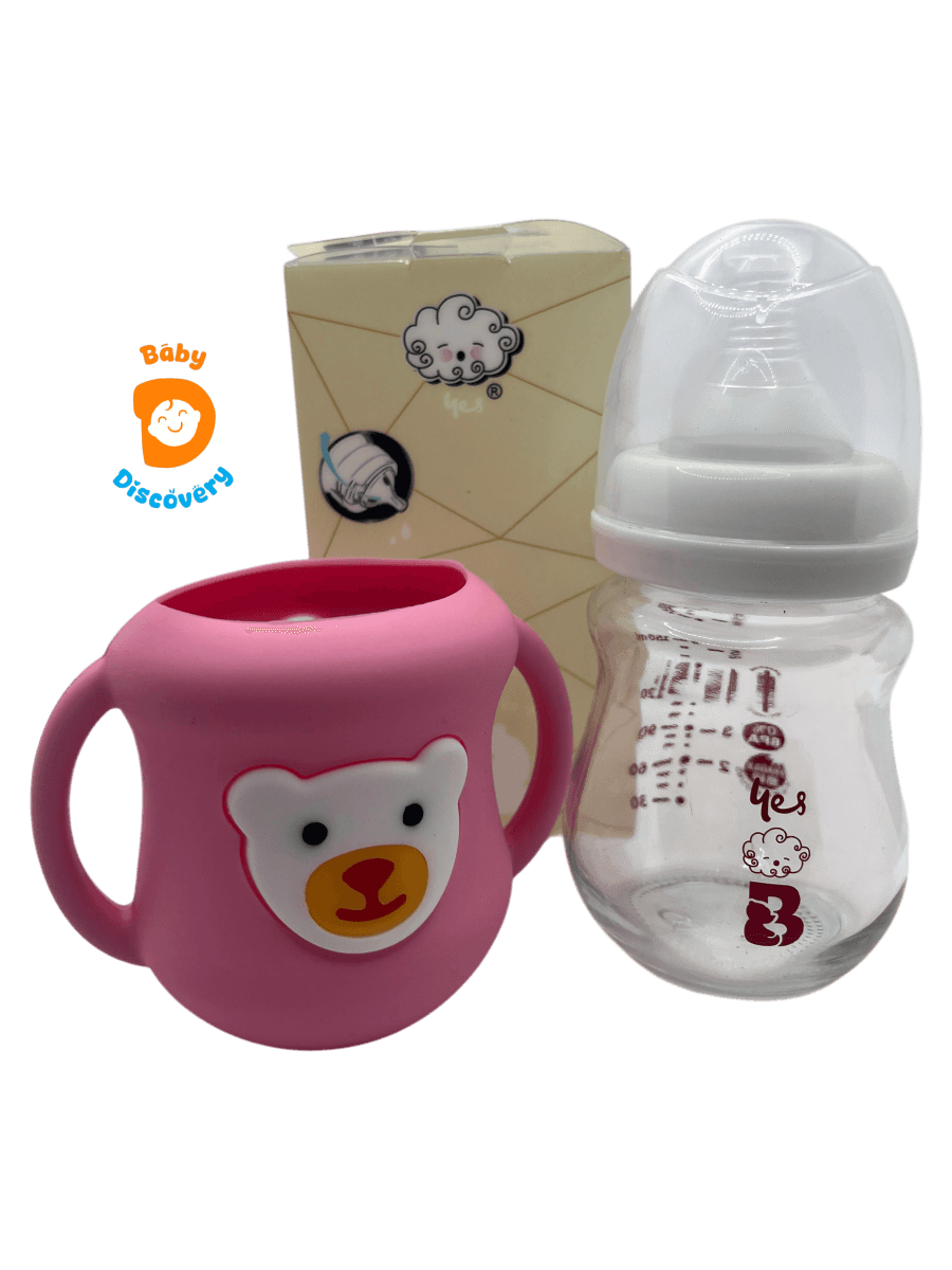 YES Baby Premium High-Borosilicate Bottle Glass Feeder 150ml (5oz) | Baby Discovery