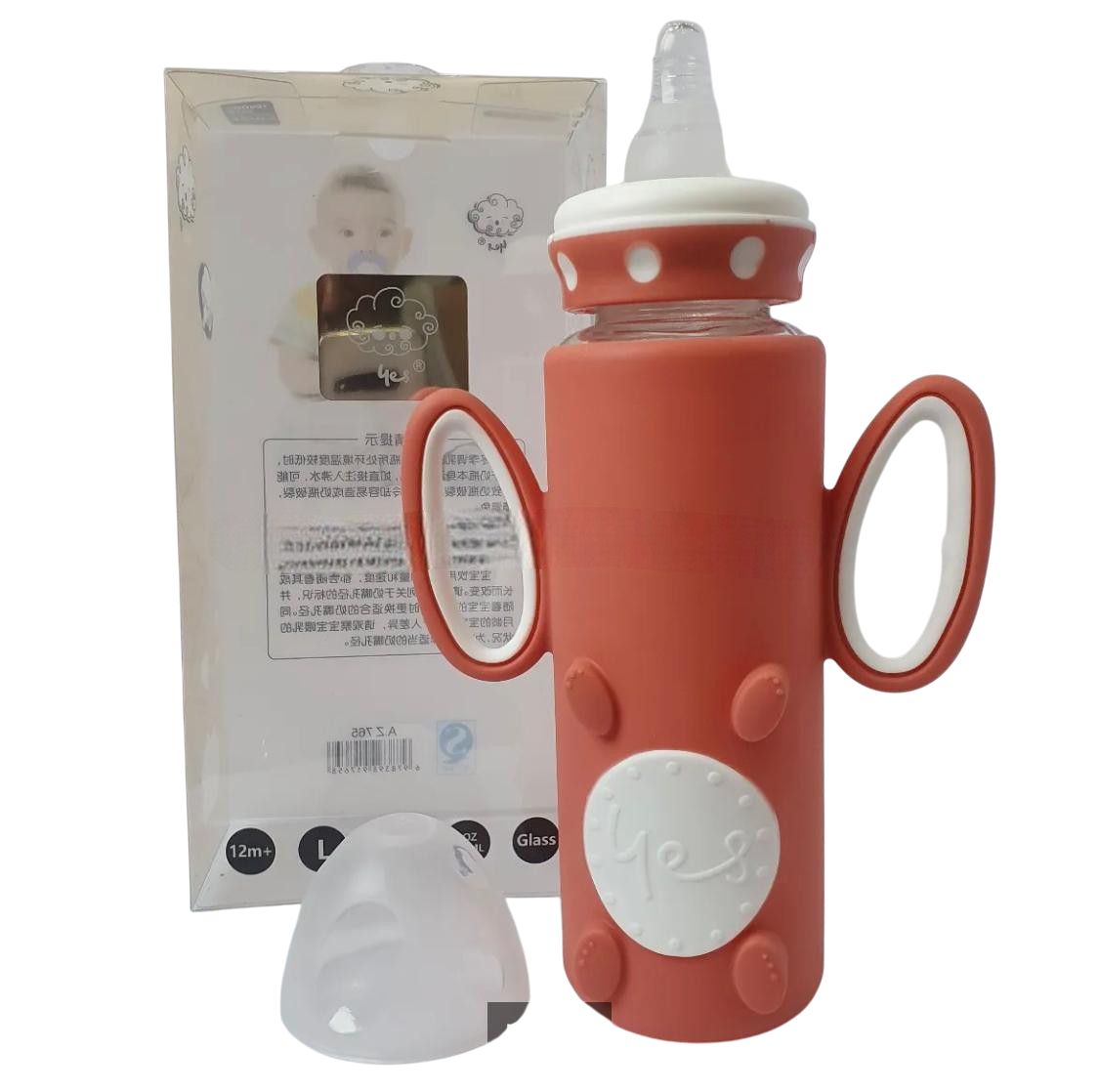 Silicone Sleeve 240ml Glass Feeder - photo 12 of 20
