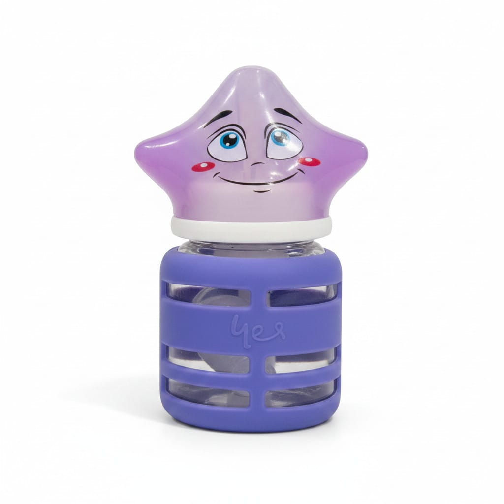 YES Baby Elite Star Shape Cap Series 60ml (2oz) Glass Feeder | Baby Discovery