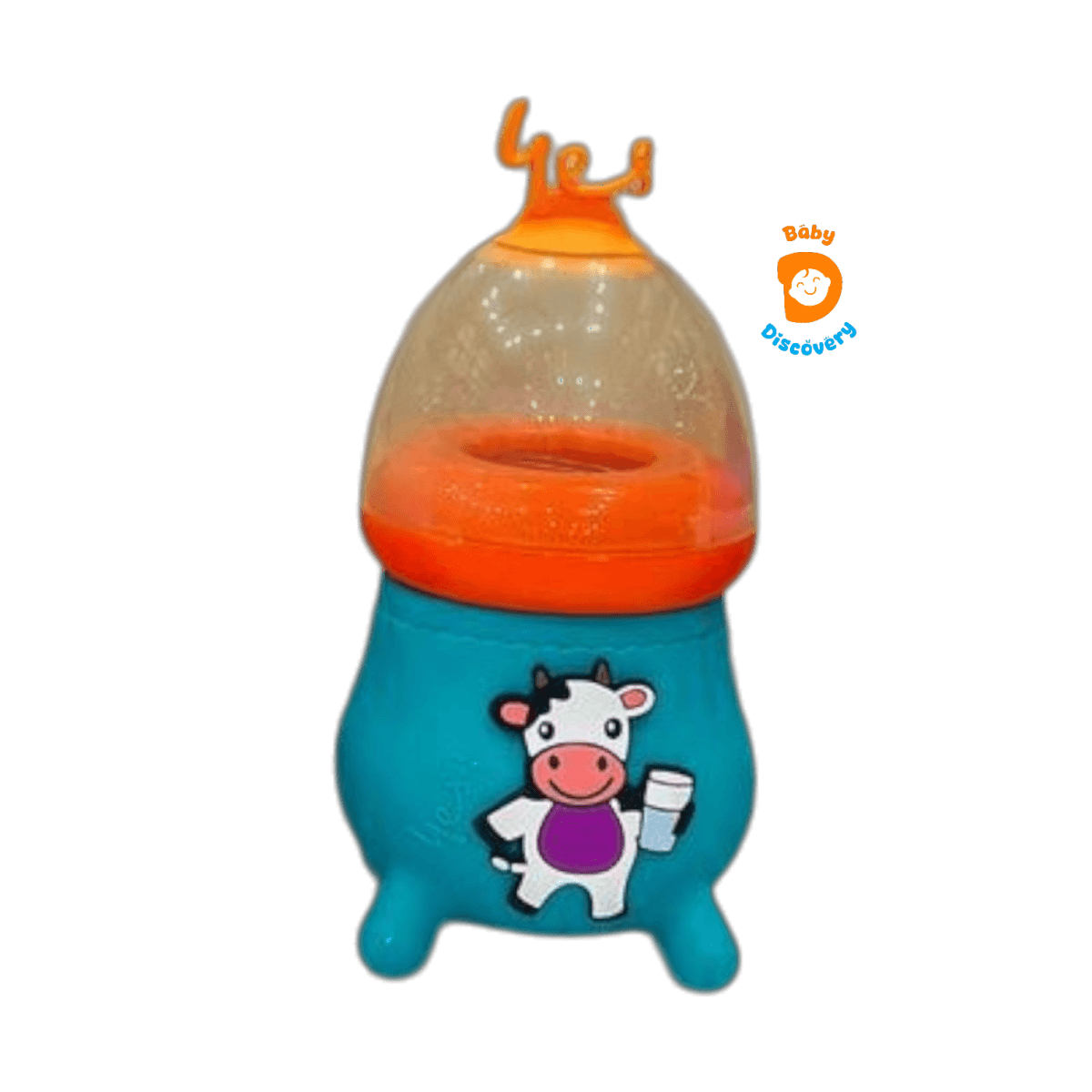 Elite Cow-Shaped Silicone Sleeve Glass Feeder 120ml - photo 11 of 11