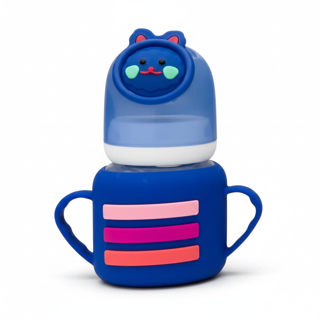 YES Baby Elite Cartoon 70ml (3oz) Glass Feeder | Baby Discovery