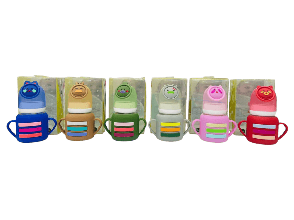 YES Baby Elite Cartoon 70ml (3oz) Glass Feeder | Baby Discovery
