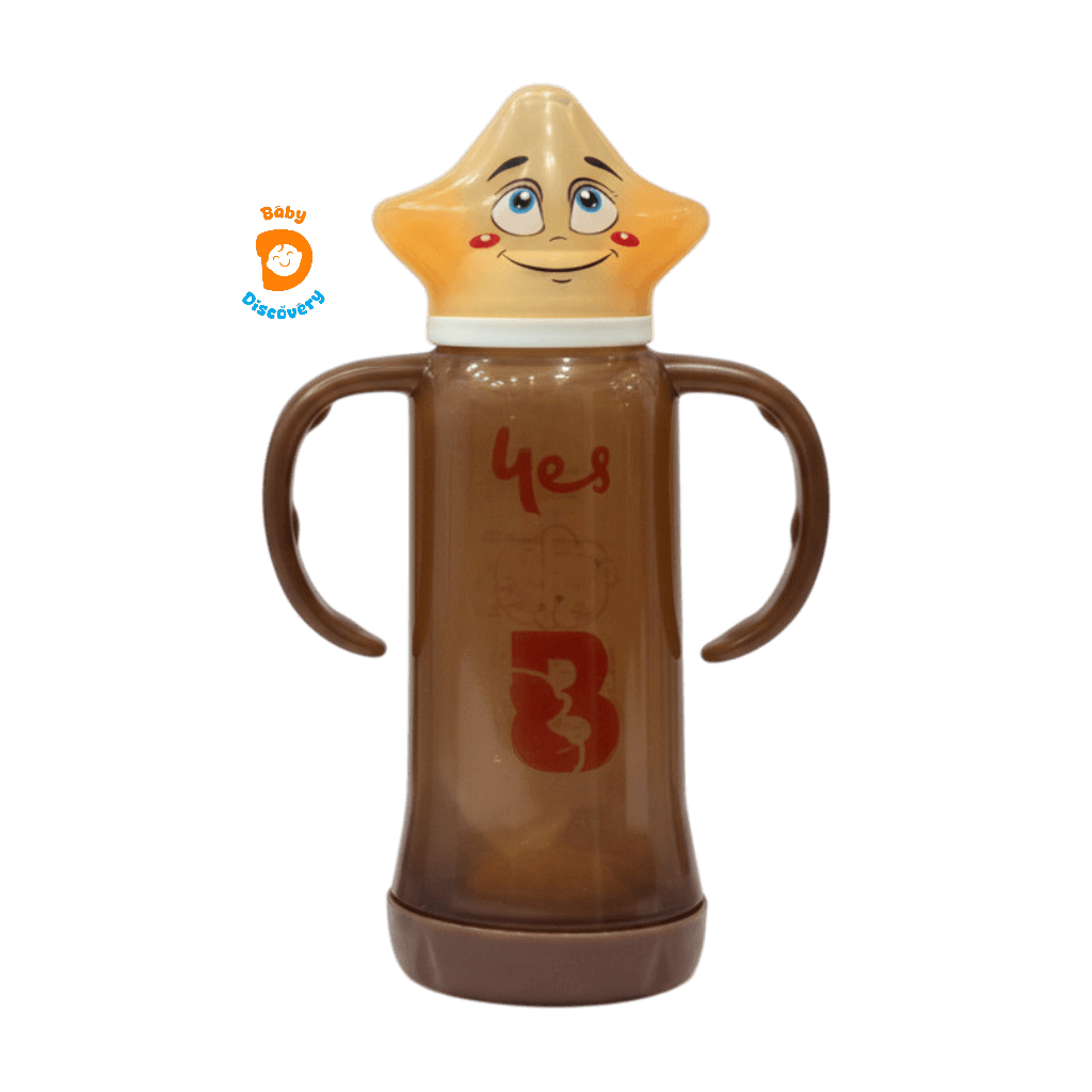 YES Baby Finest Star Cap Series 240ml (8oz) Glass Feeder | Baby Discovery