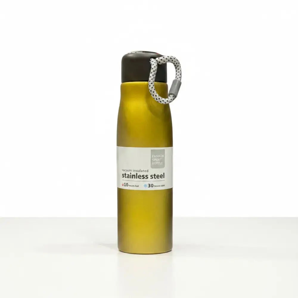 Stainless Steel Vacuum Sport Bottle - Insulated Water Bottle | Keeps Drinks Hot & Cold | Leak-Proof | Baby Discovery