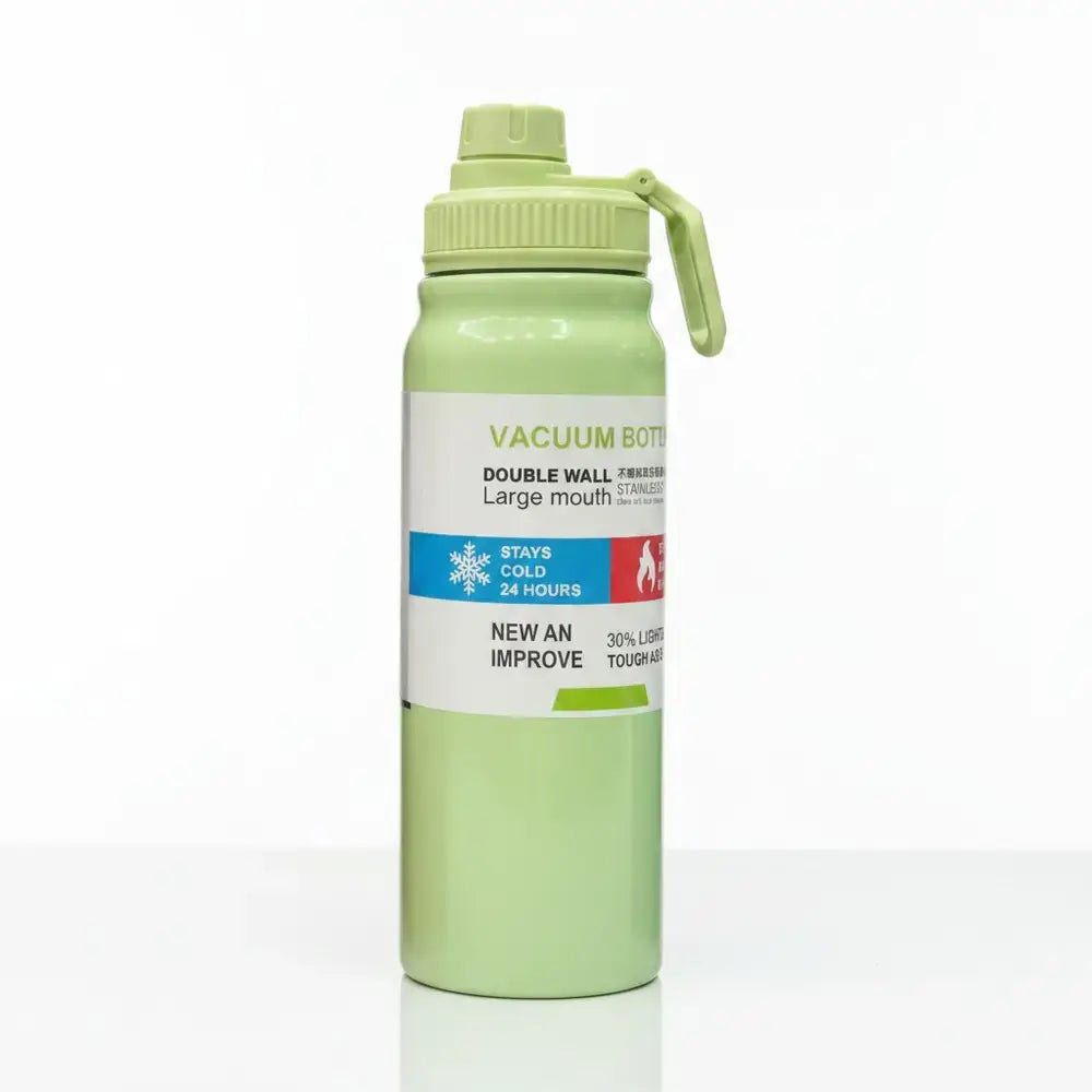 Vacuum Sports Bottle - Double-Wall Stainless Steel Water Bottle | Keeps Drinks Hot & Cold | Baby Discovery