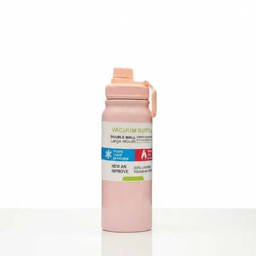 Vacuum Sports Bottle - Double-Wall Stainless Steel Water Bottle | Keeps Drinks Hot & Cold | Baby Discovery
