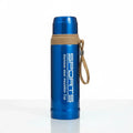 Stainless Steel Vacuum Thermos Flask - Insulated Travel Bottle with Cup Lid | Keeps Drinks Hot & Cold | Baby Discovery