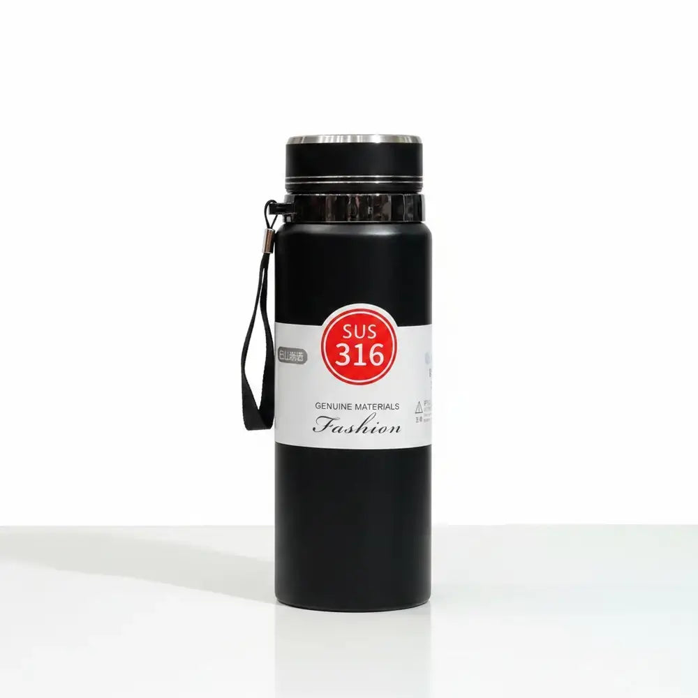 SUS 316 Stainless Steel Vacuum Flask 1000ml - Insulated Water Bottle | Keeps Drinks Hot & Cold | Baby Discovery