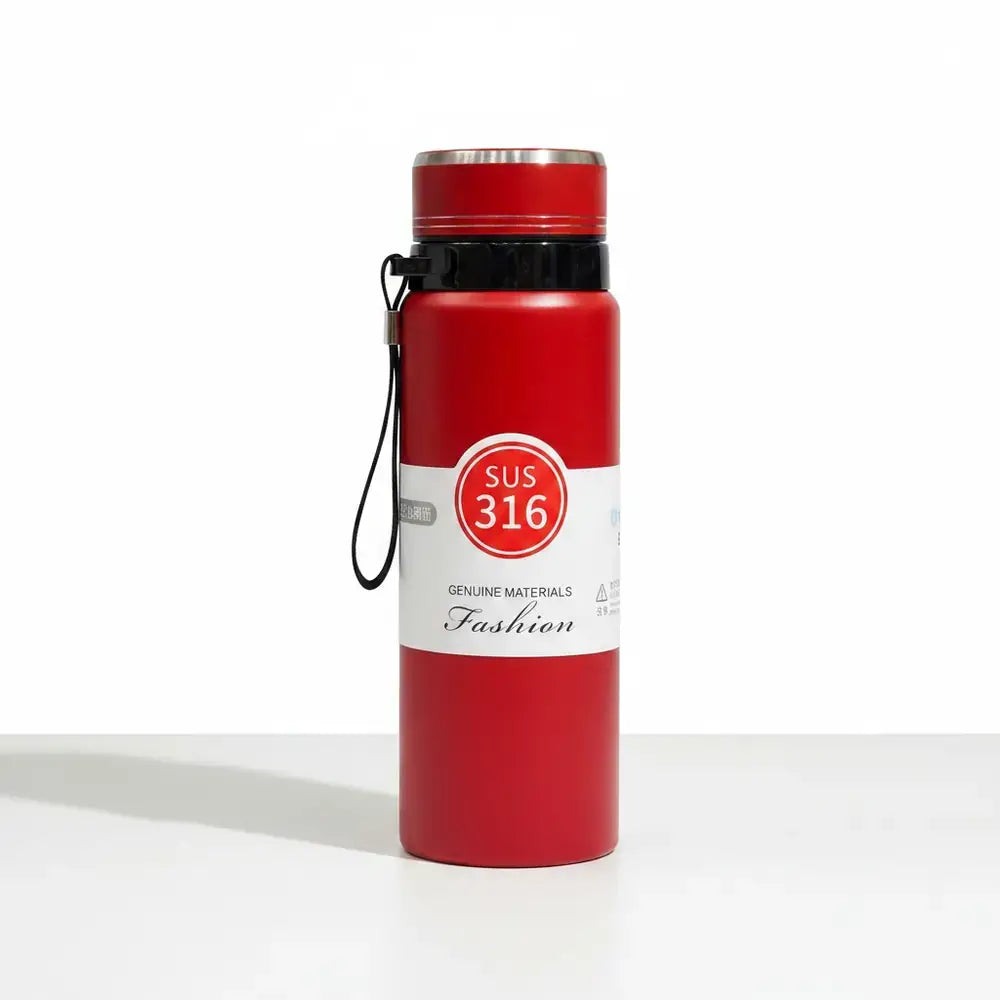 SUS 316 Stainless Steel Vacuum Flask 1000ml - Insulated Water Bottle | Keeps Drinks Hot & Cold | Baby Discovery