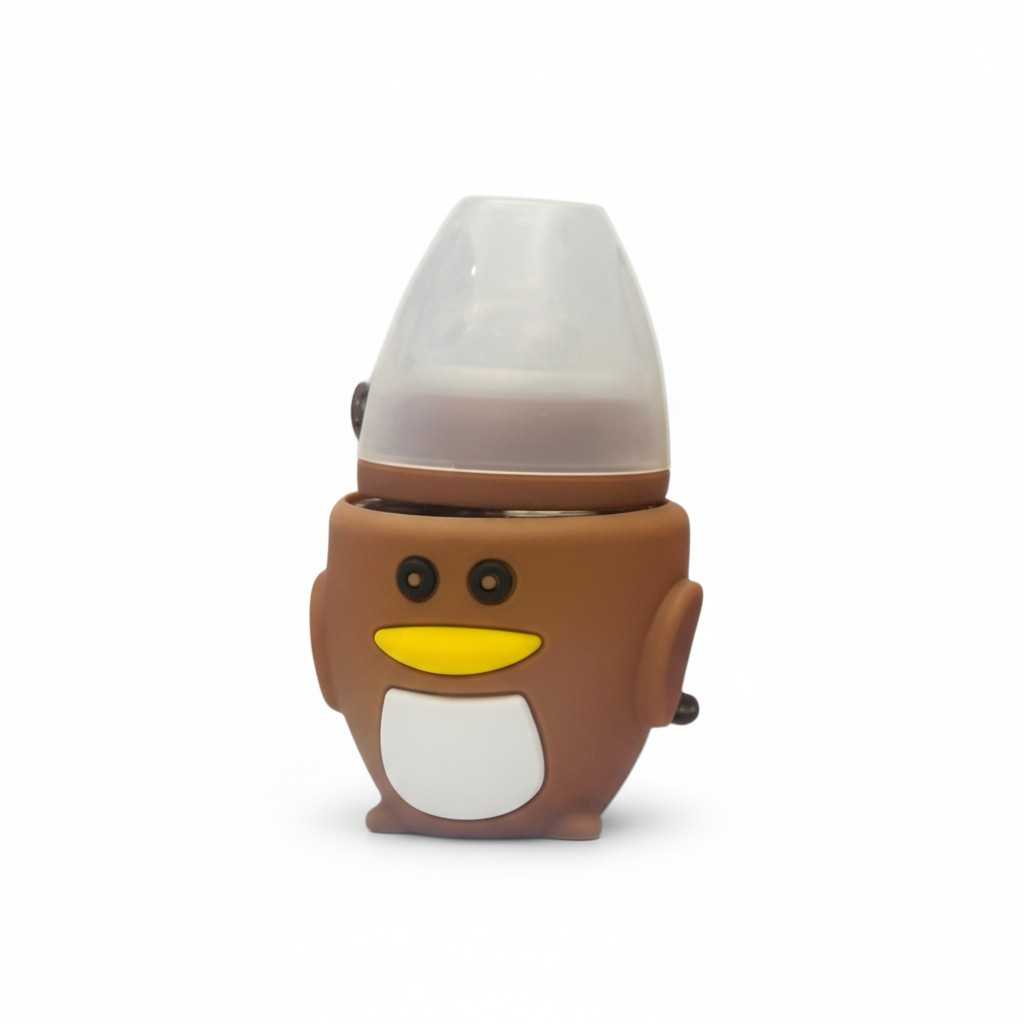 YES Baby Elite Penguin Shape 120ml (4oz) Glass Feeder | Baby Discovery