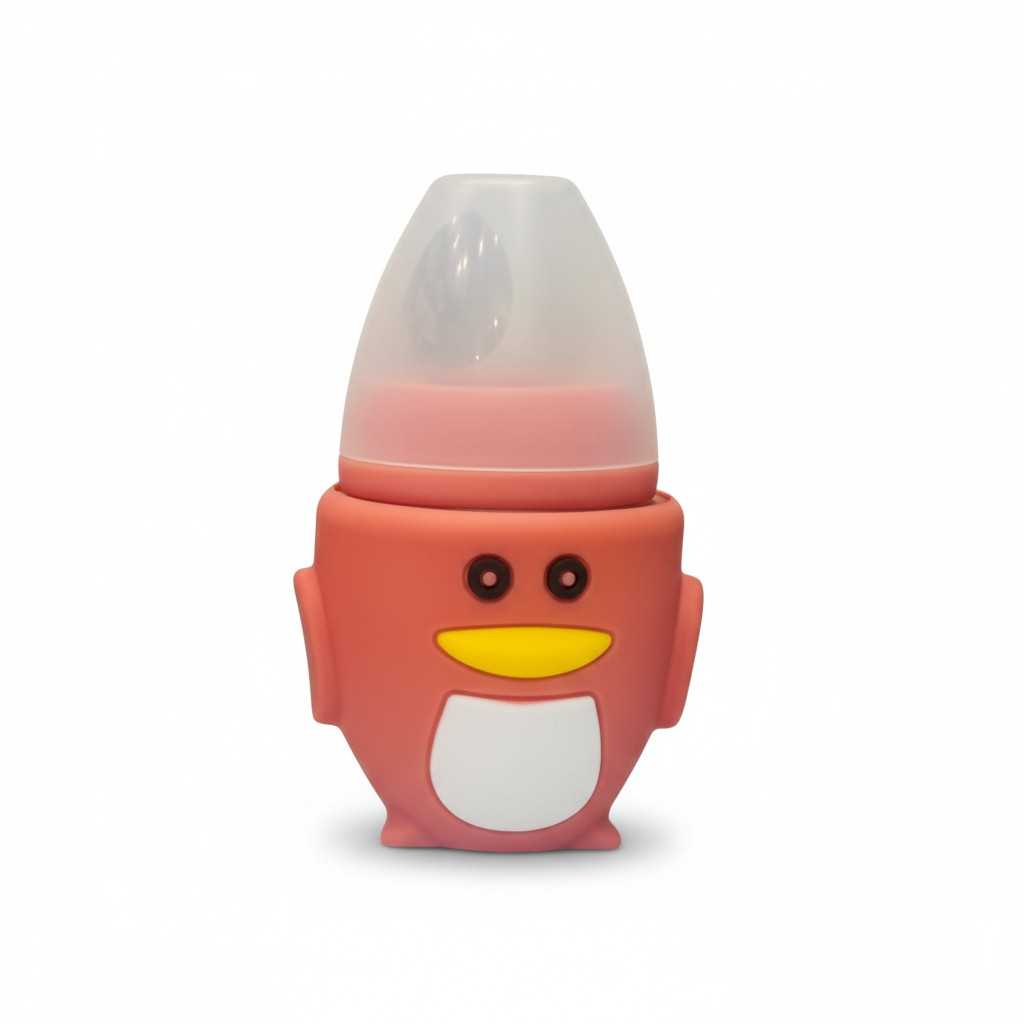 YES Baby Elite Penguin Shape 120ml (4oz) Glass Feeder | Baby Discovery