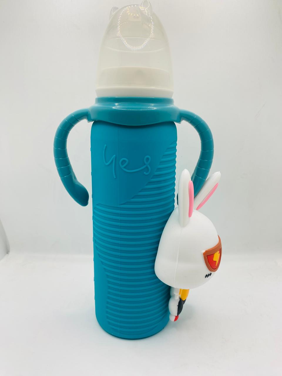 YES Baby Premium Bunny 240ml (8oz) Glass Feeder | Baby Discovery