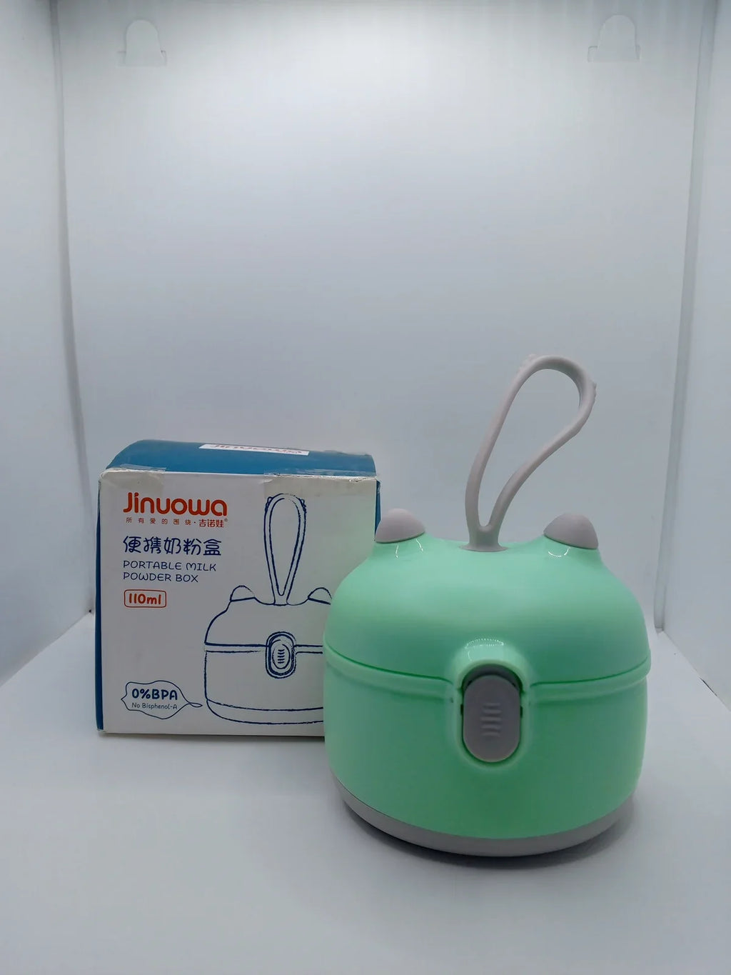 Portable Baby Milk Powder Dispenser Box – 110ml, 0% BPA (Pop-up Handle) | Baby Discovery