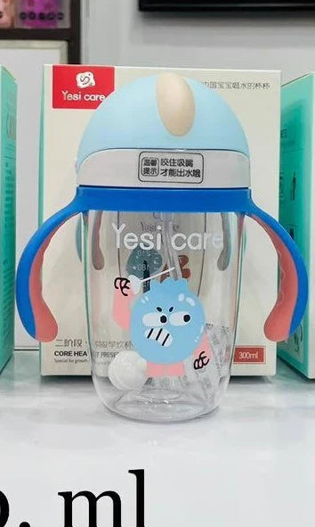 Yesi Care Baby Straw Sipper Cup 300ml - Blue