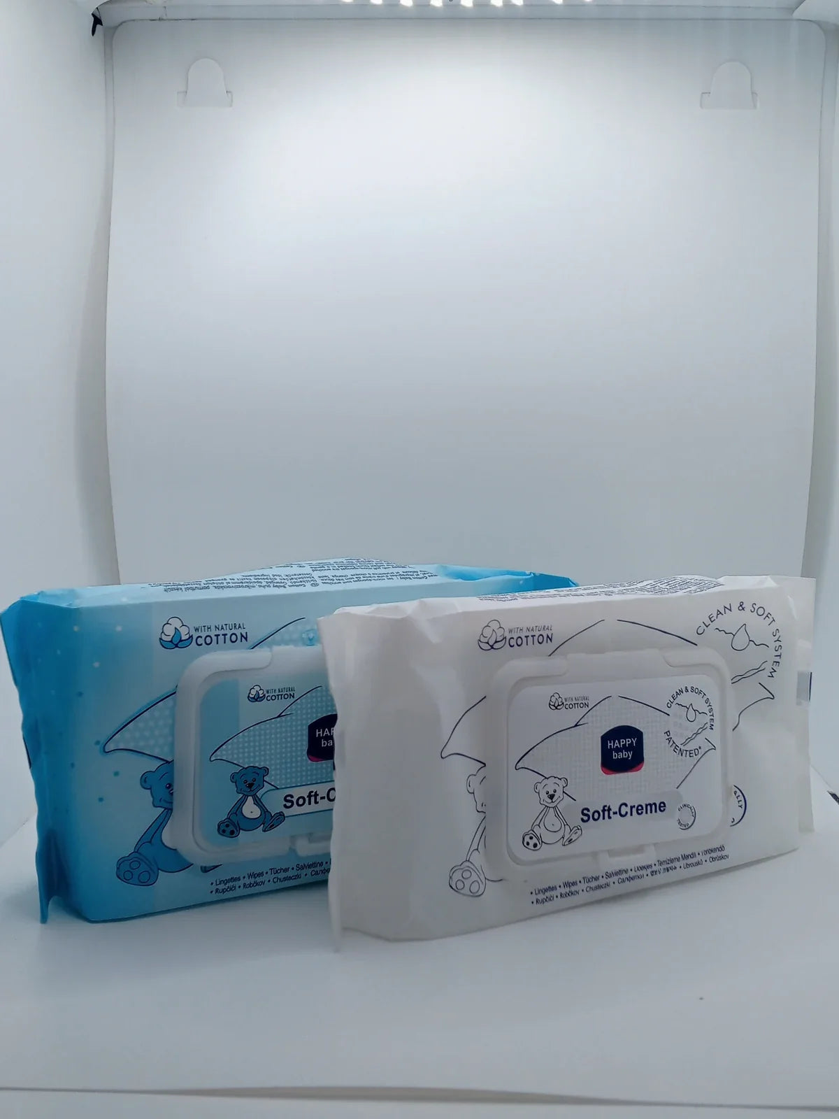 Happy Baby Soft-Creme Cotton Baby Wipes – 70 Wipes (with Natural Cotton) | Baby Discovery