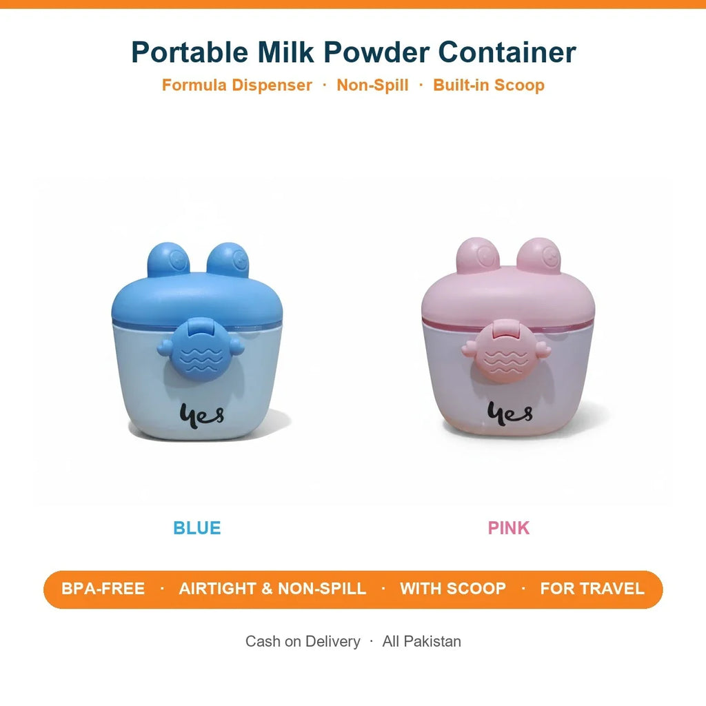 YES Portable Milk Powder Container – Formula Dispenser with Scoop | Baby Discovery