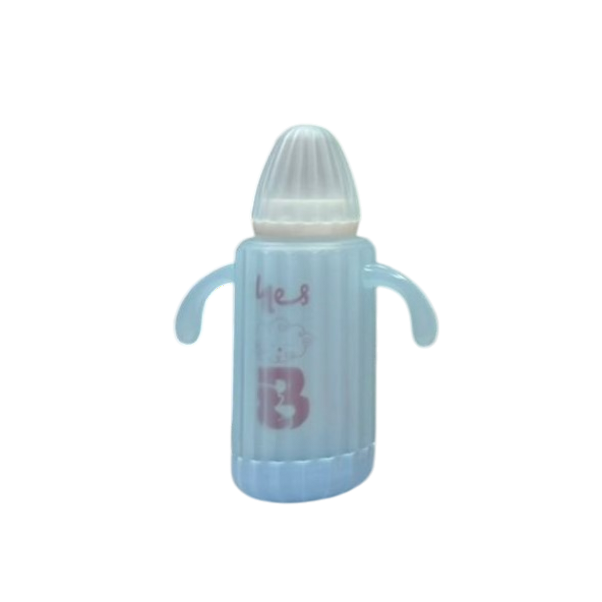 YES Baby Elegant Glass Feeder with Plastic Cover 240ml (8oz) | Baby Discovery