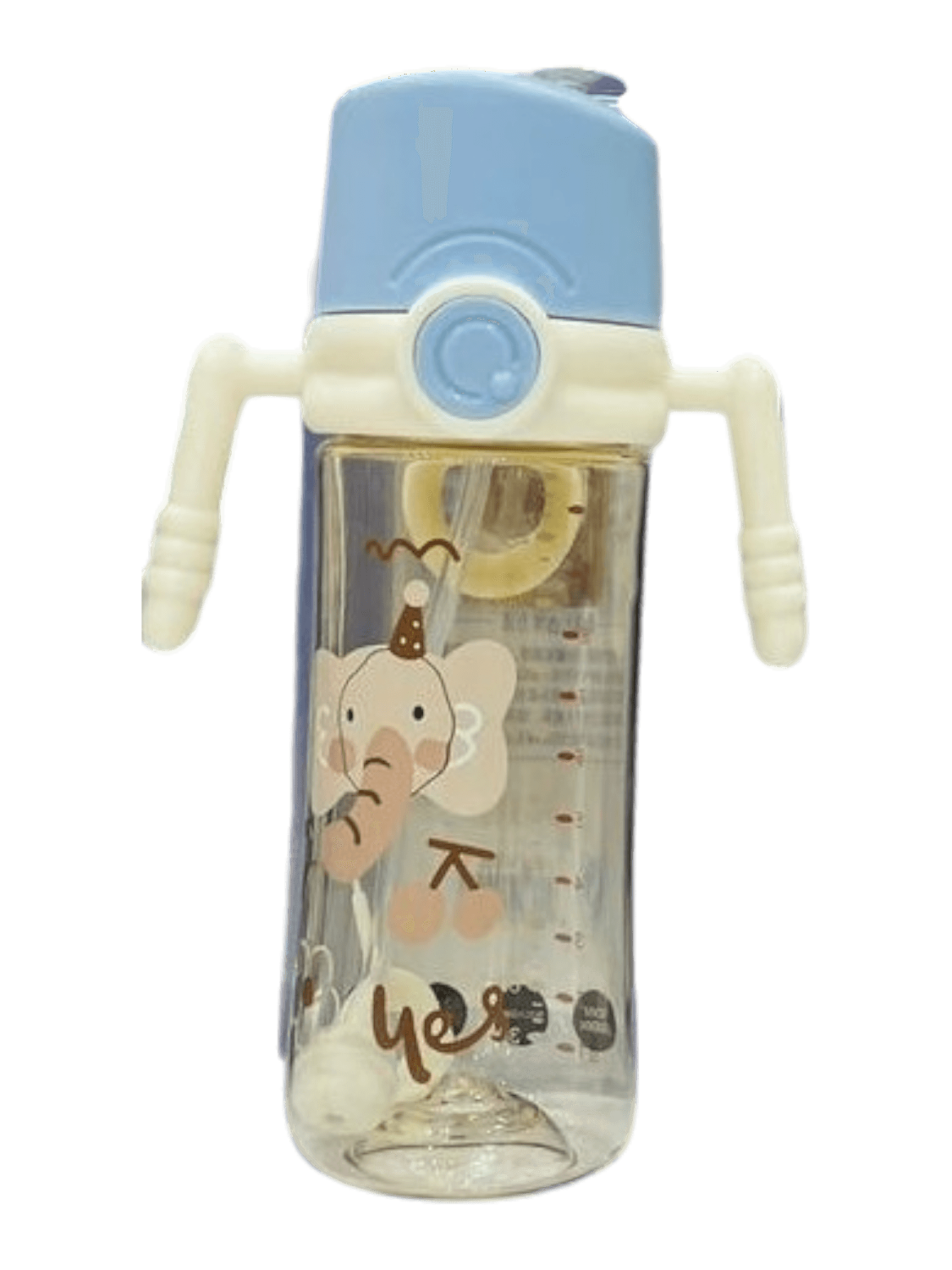 YES Baby Elite Elephant 300ml (10oz) PPSU Straw Feeder | Baby Discovery