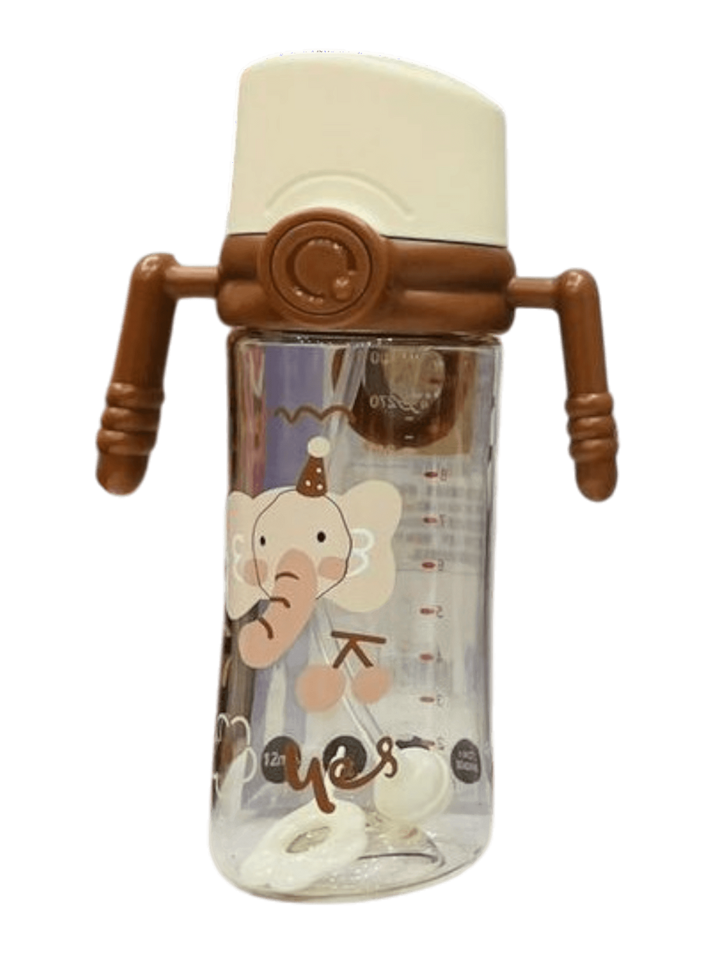 YES Baby Elite Elephant 300ml (10oz) PPSU Straw Feeder | Baby Discovery