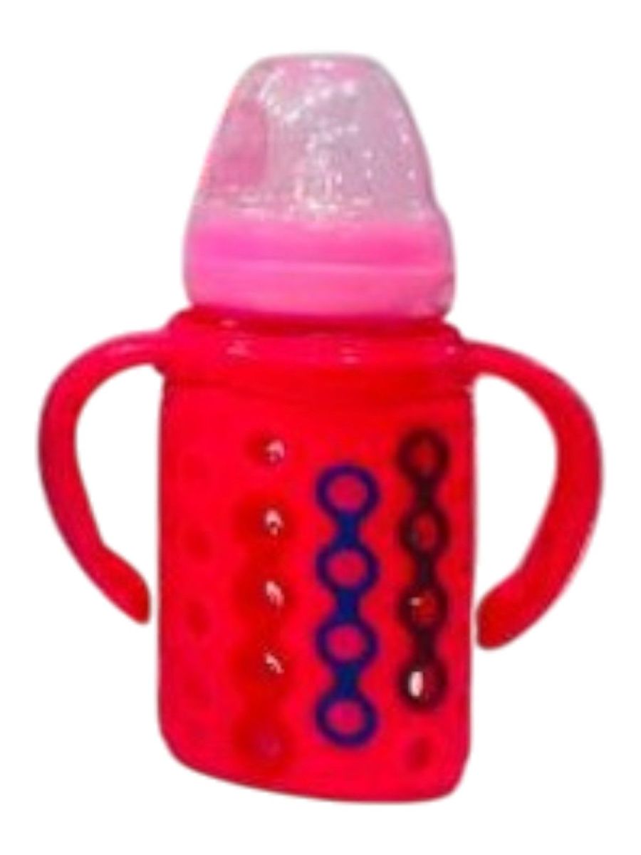 YES Baby Elite Silicone Sleeve 120ml (4oz) Glass Feeder | Baby Discovery