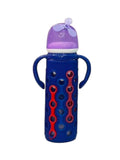 YES Baby Elite Plane Silicone Sleeve 240ml (8oz) Glass Feeder | Baby Discovery
