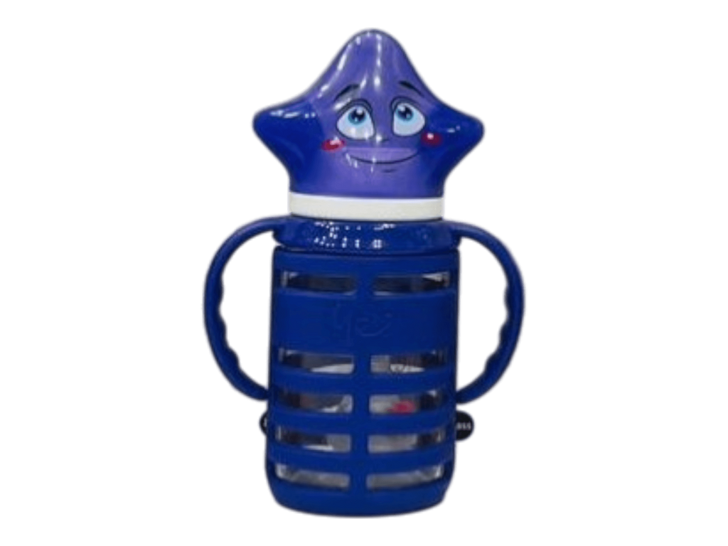 YES Baby Elite Star Shape Cap Series 120ml (4oz) Glass Feeder | Baby Discovery