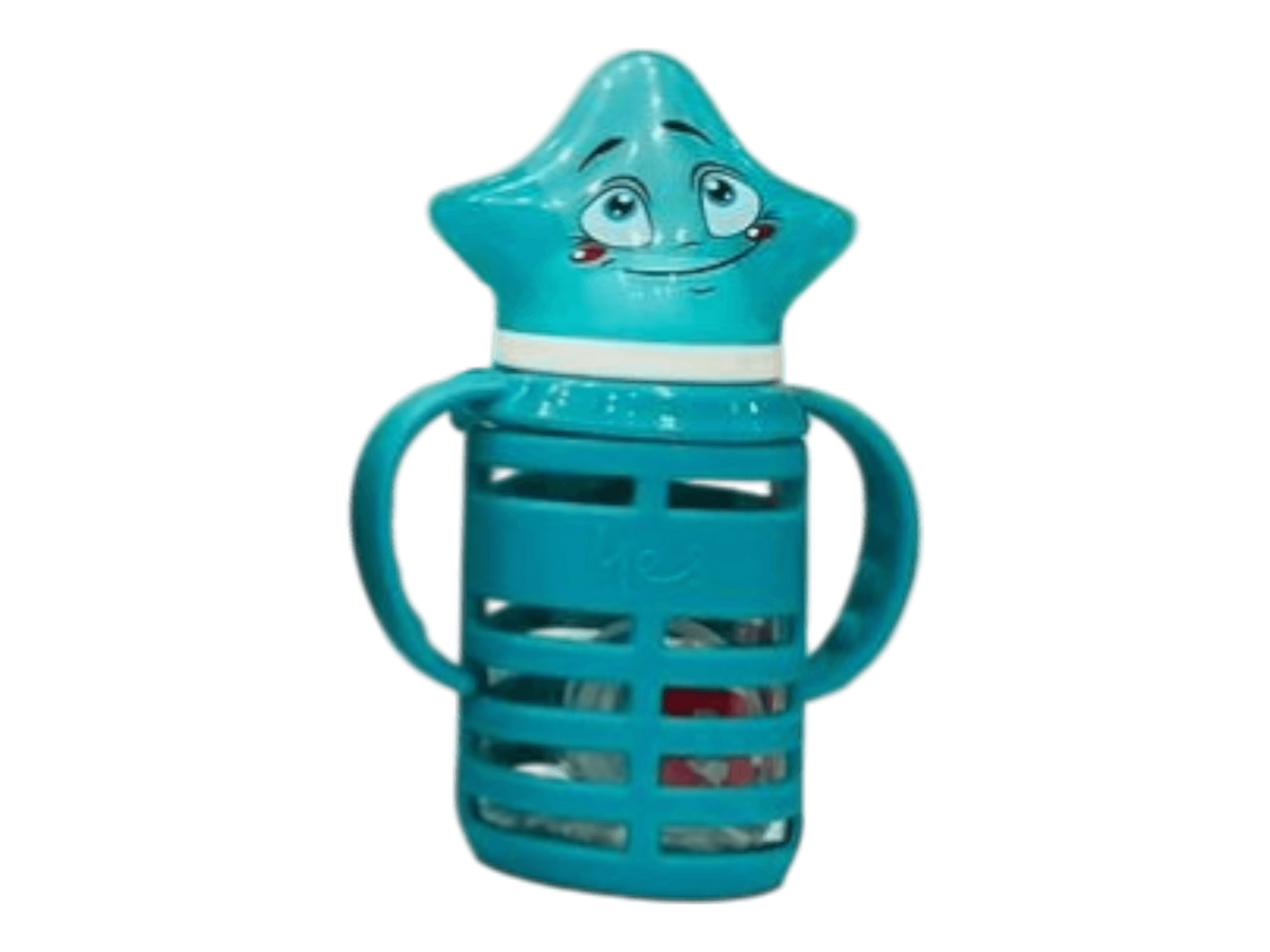 YES Baby Elite Star Shape Cap Series 120ml (4oz) Glass Feeder | Baby Discovery
