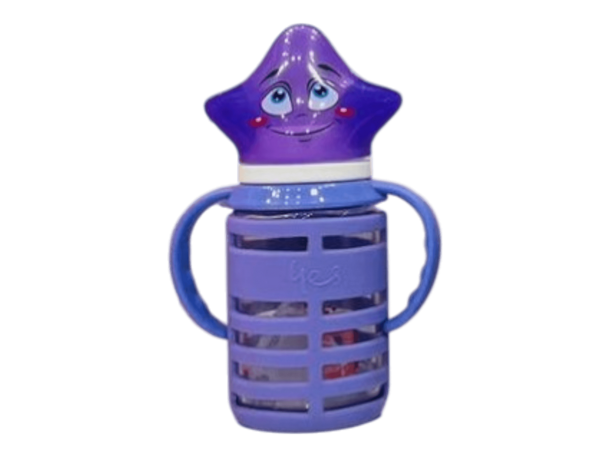 YES Baby Elite Star Shape Cap Series 120ml (4oz) Glass Feeder | Baby Discovery