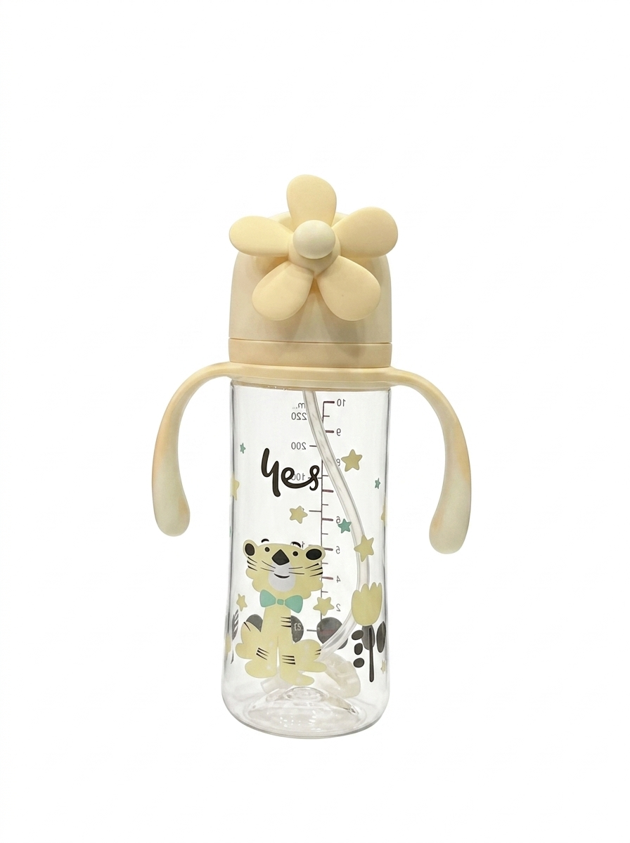 YES Baby Elite Tiger 300ml (10oz) PPSU Straw Feeder | Baby Discovery