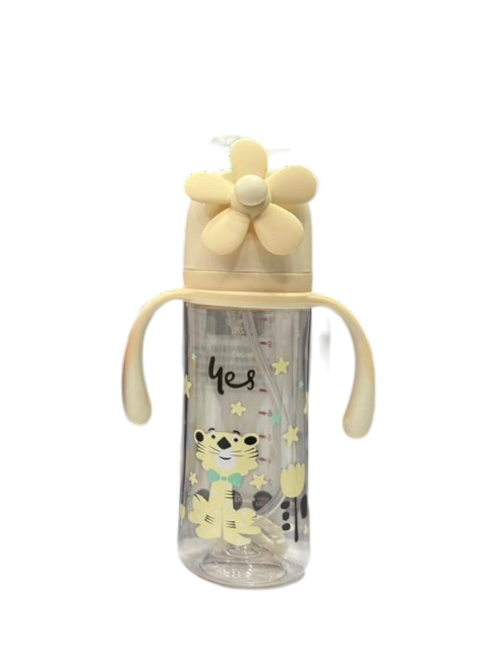 YES Baby Elite Tiger 300ml (10oz) PPSU Straw Feeder | Baby Discovery