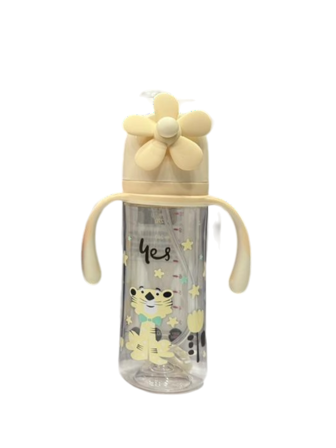 YES Baby Elite Tiger 300ml (10oz) PPSU Straw Feeder | Baby Discovery