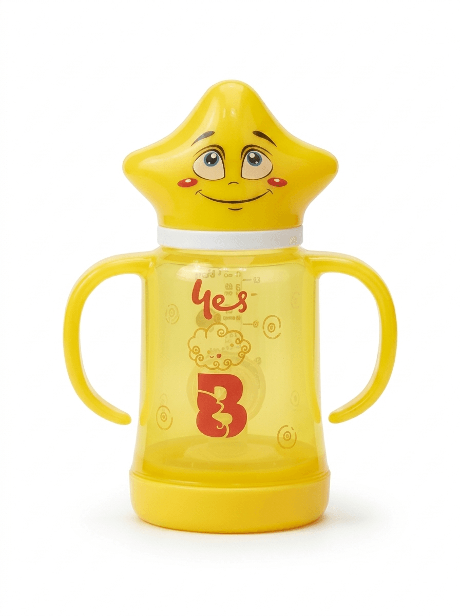 YES Baby Finest Star Cap Series 120ml (4oz) Glass Feeder | Baby Discovery